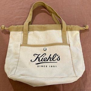 Kiehl's Canvas Cosmetic Bag/ Small Tote